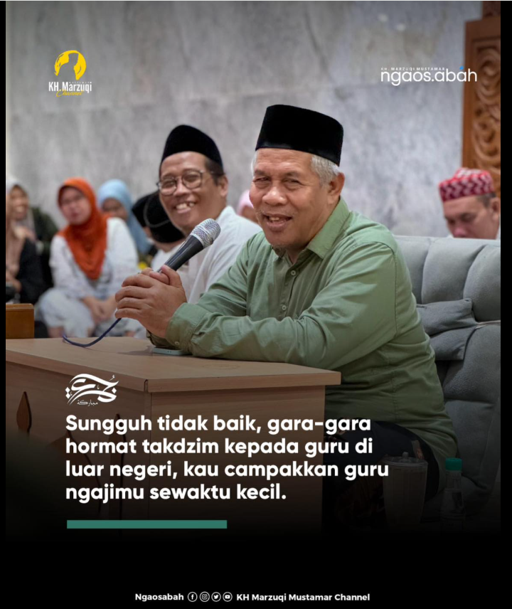 Dawuh KH. Marzuqi Mustamar